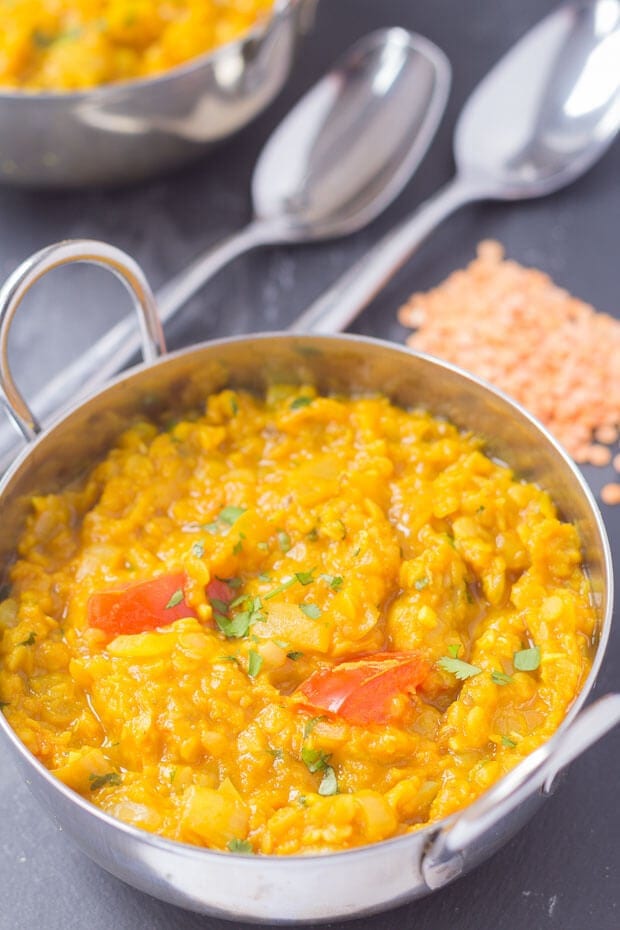 Low fat Indian dahl is one of my favourite curries. Suitable for vegans it’s relatively quick and simple to make. When you're in the need of something healthy and filling that's meat free and really tasty, you cant go wrong with this low fat Indian dahl.