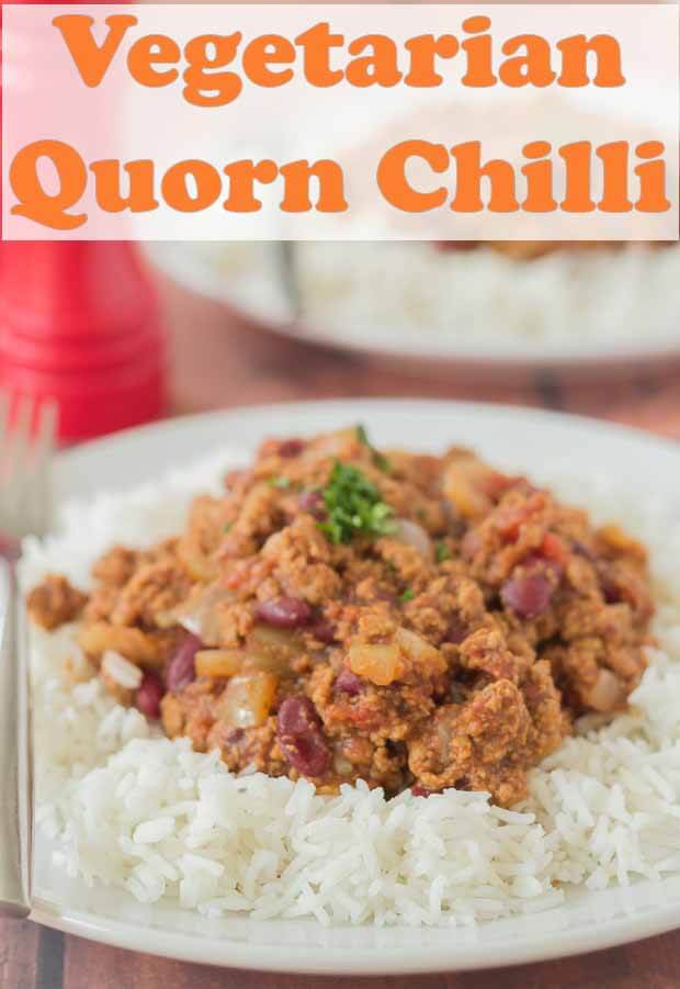 Quorn chilli is a delicious alternative to beef chilli. This healthy vegetarian family Quorn chilli con carne recipe is one that even meat eaters will enjoy! #neilshealthymeals #recipe #quorn #chilli #concarne #vegetarian