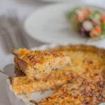 This carrot and quark quiche is such a perfect low calorie versatile dish to make and serve for family and friends. Maybe as a light lunch, or as a dinner option with vegetables or salad? Either way it's delicious to eat hot, or cold, easily transported as a work packed lunch option and can be frozen too. Plus you'll get 8 portions from this quick healthy recipe, giving you plenty to go round.