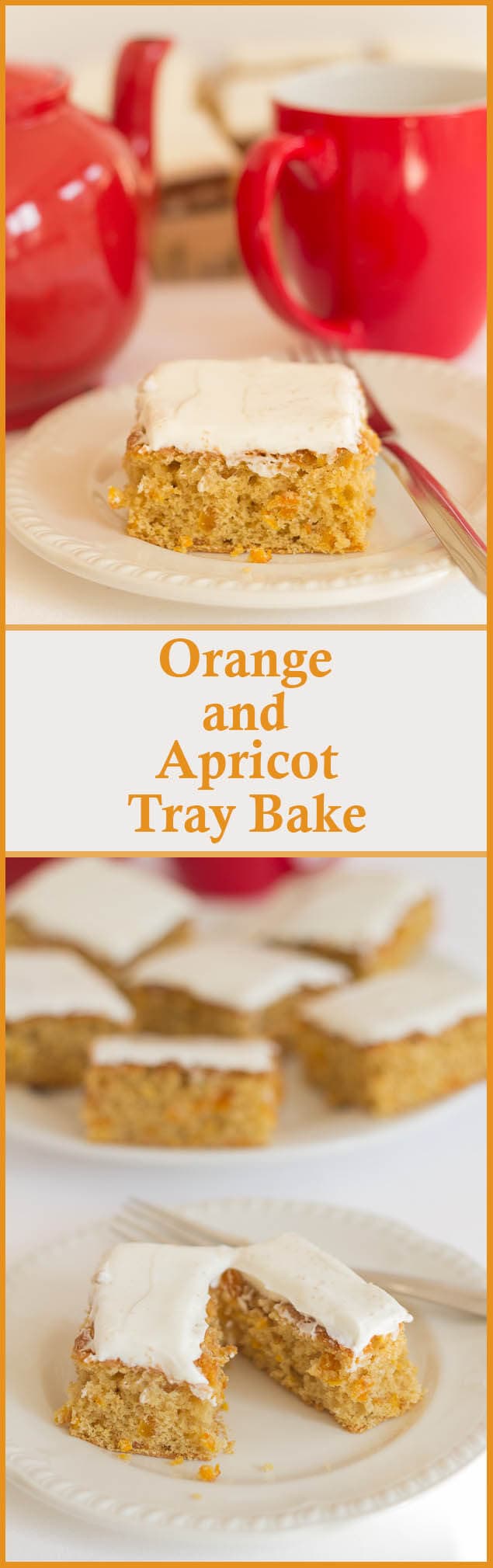 Orange and Apricot Tray Bake