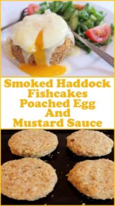 These delicious home made smoked haddock fishcakes are coated in wholemeal breadcrumbs and then oven baked, making this a much healthier fishcake than if they were fried. Home cooking and healthy cooking at it's very best.