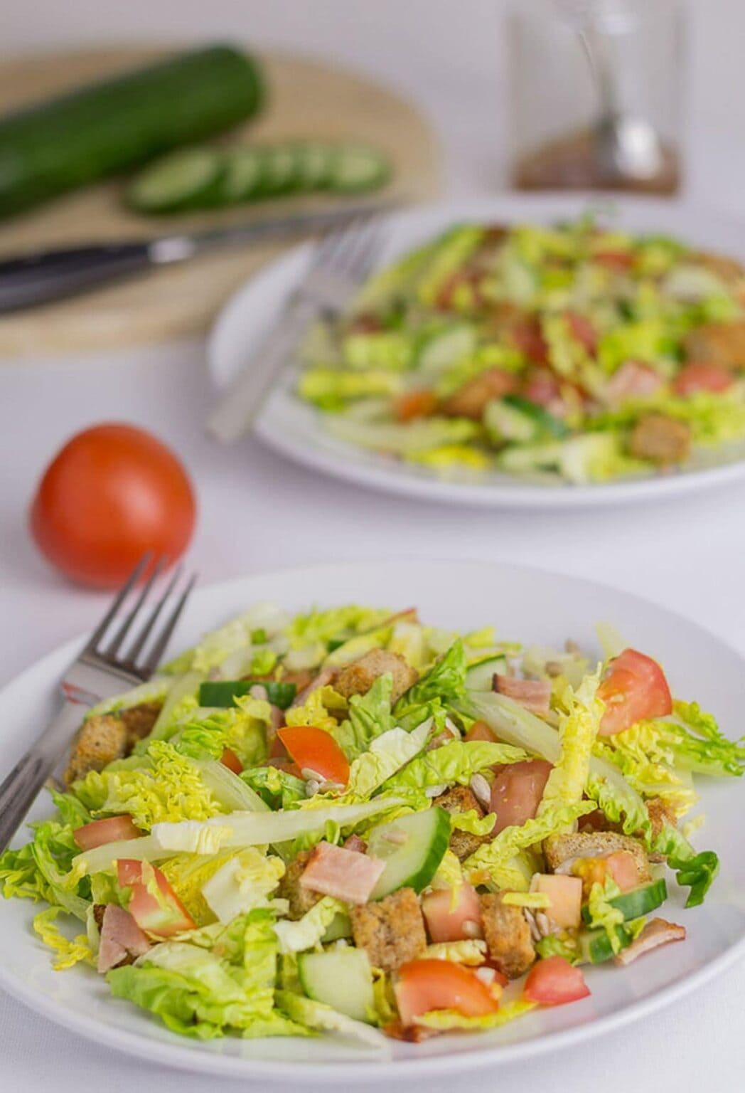 Turkey Bacon and Tomato Salad With Pennsylvania Dutch Sweet and Sour