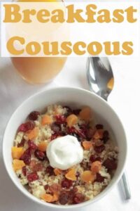Breakfast couscous is a delicious quick and easy alternative to porridge. Naturally sweet and healthy it's the perfect start to a busy morning! #neilshealthymeals #recipe #couscous #breakfastcouscous
