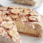 This no bake banoffee cheesecake is a healthier version of the classic pudding. Made with fat free cream cheese and other reduced fat ingredients, you'll certainly notice no reduction in the taste. But your waistline will!