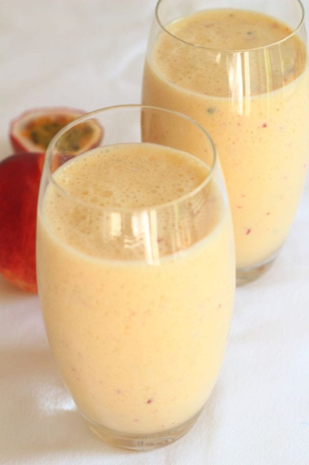 Mango Peach and Passion Fruit Smoothie Neils Healthy Meals