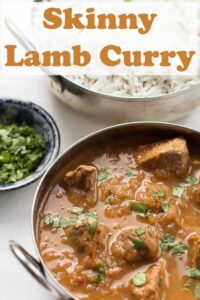 This skinny lamb curry is great when you want to enjoy the full flavours of a lamb curry without the guilty feeling of adding to your waist line. You'll love the taste of the tender lean lamb marinated in it's delicious curry sauce! #neilshealthymeals #recipe #skinny #lamb #curry