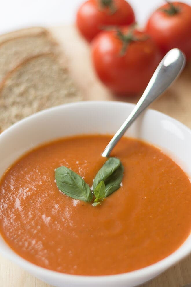 Simple Skinny Tomato Soup Main