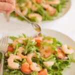 You'll love this king prawn and rocket salad recipe, which has a delicious lime and soy dressing bursting with flavour. There’s plenty of nutritional goodness here to brighten up any dull lunchtime or dinner. This is one salad you'll not want to put down once you've started it!