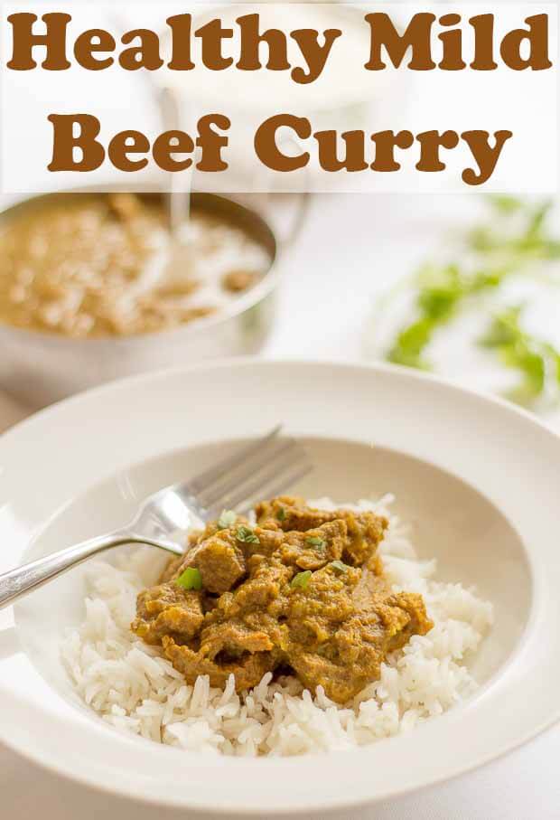Mild beef curry. This easy healthy recipe is delicious, low in calories and packed with flavour. This simple Indian curry is one all the family will enjoy! #neilshealthymeals #recipe #mild #beef #curry #beefcurry