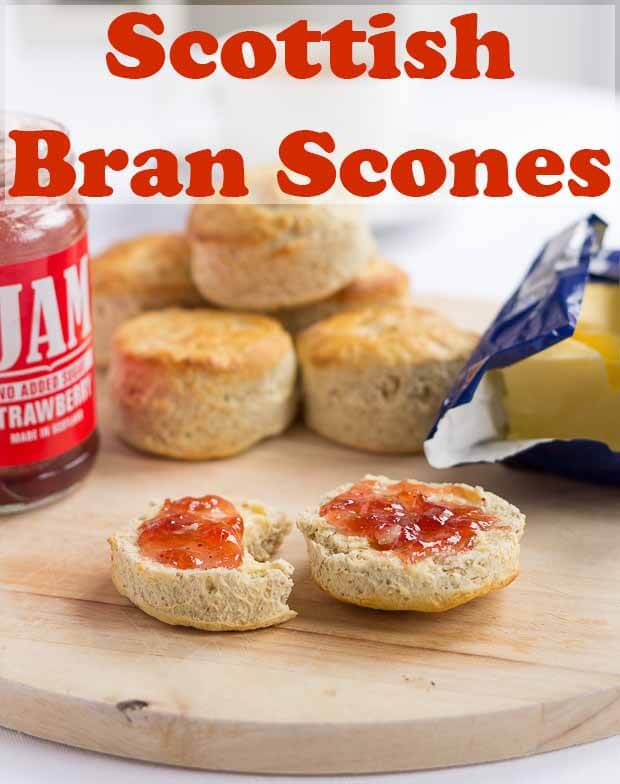 Scottish bran scones recipe shows you how to make easy, delicious and healthy scones. It's a traditional recipe and uses minimal ingredients. Amazing served with a little butter and jam! #neilshealthymeals #recipe #scottish #bran #scones