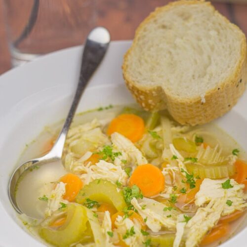 Simple Chicken and Vegetable Soup - Neils Healthy Meals