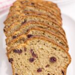 This deliciously moist cranberry banana bread is not only a fantastic healthy addition to your Christmas baking list but as you use dried cranberries here, as opposed to fresh cranberries, you can make it all year round!