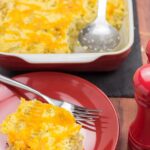 This easy cauliflower cheese pasta bake has all the flavours of a classic cauliflower cheese recipe. However, the addition of whole wheat pasta and a reduced fat cheese sauce make it an altogether much more healthier and filling family dinner option.