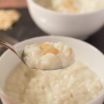This creamy, delicious and satisfying easy rice pudding version tastes just as good as the original recipe but has less calories and fat.