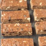 These no bake chocolate peanut butter raisin oat bars are so easy to prepare. With just 6 ingredients and time in the fridge you'll soon be tucking into their delicious chocolateyness!