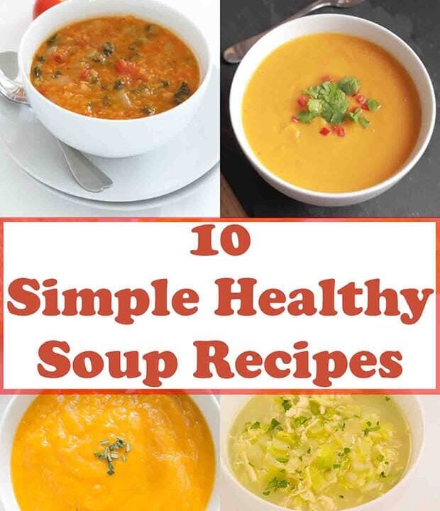 The 10 most popular soup recipes on Neil's Healthy Meals. Here's 10 great soup recipes proven to help you eat healthily, loose weight and save time and money too! 