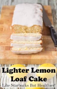 Lighter lemon loaf cake is such a delicious moist and easy cake to make. It's based on Starbucks lemon loaf cake so if you love that but want a healthy version with less calories and fat then this is for you! #neilshealthymeals #recipe #lemon #cake #lemoncake