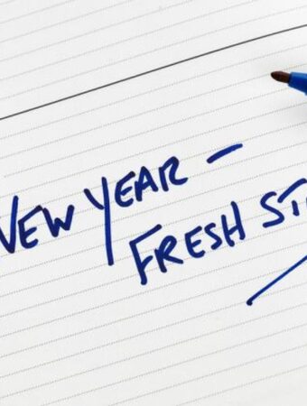 How to plan and succeed at your New Year goals image. New year - fresh start.