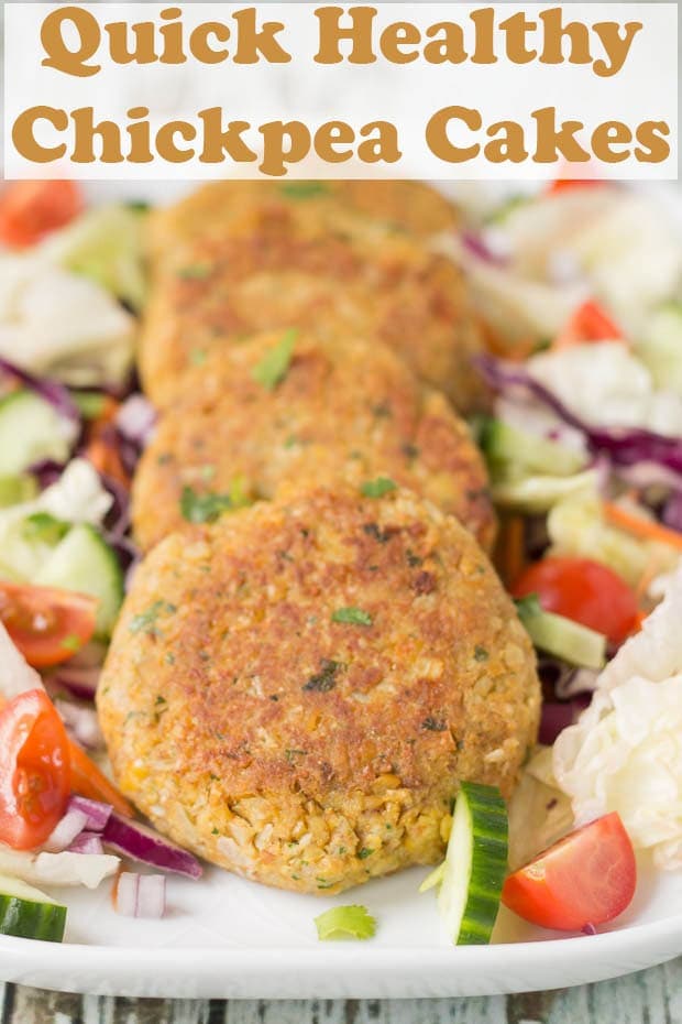 Quick Healthy Chickpea Cakes Neils Healthy Meals