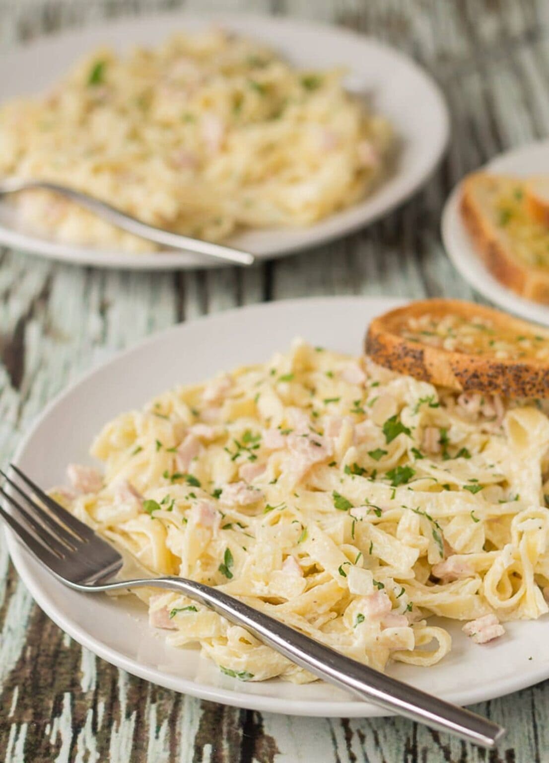 Low Fat Tagliatelle Carbonara Neils Healthy Meals