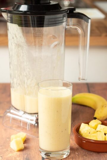 4-Ingredient Tropical Banana Smoothie - Neils Healthy Meals