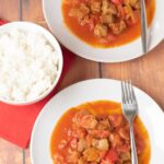 One pot chorizo and lamb stew is a comforting, delicious and easy to make hearty family meal. This Mediterranean style casserole is simply packed with flavour and is perfect served with rice or crusty bread. 
