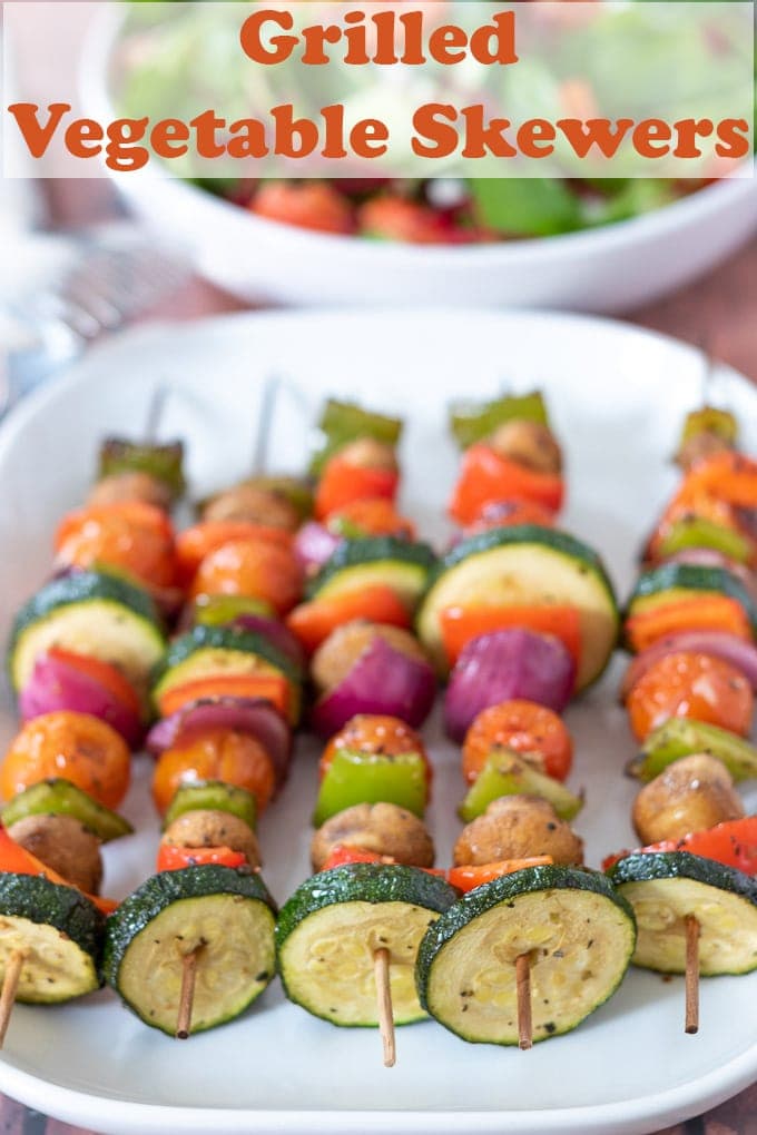 Grilled Vegetable Skewers - Neils Healthy Meals