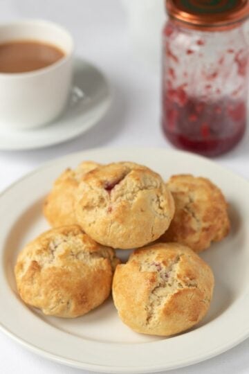 Raspberry Buns - Neils Healthy Meals
