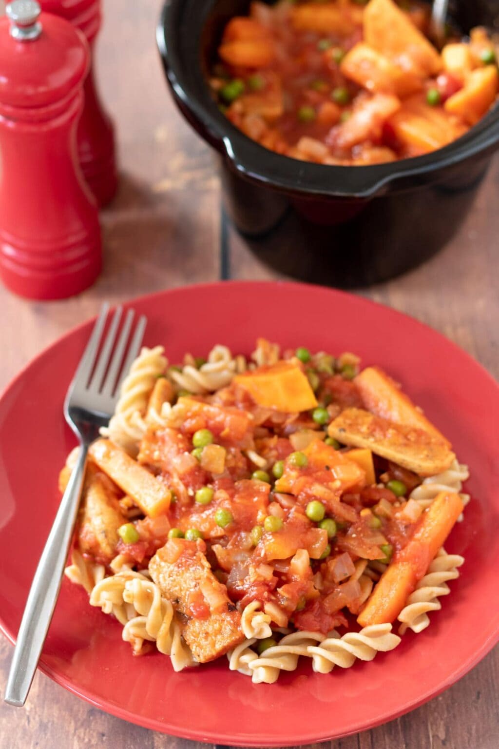 Slow Cooker Vegetarian Sausage Casserole Neils Healthy Meals