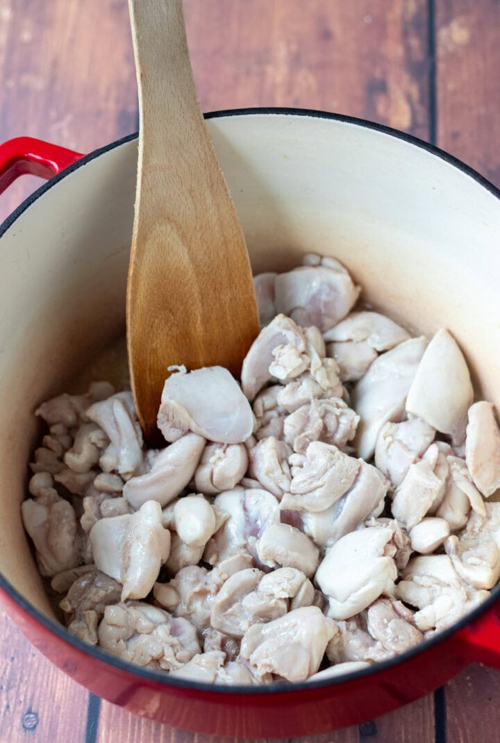 One Pot Spanish Chicken and Chorizo Stew - Neils Healthy Meals