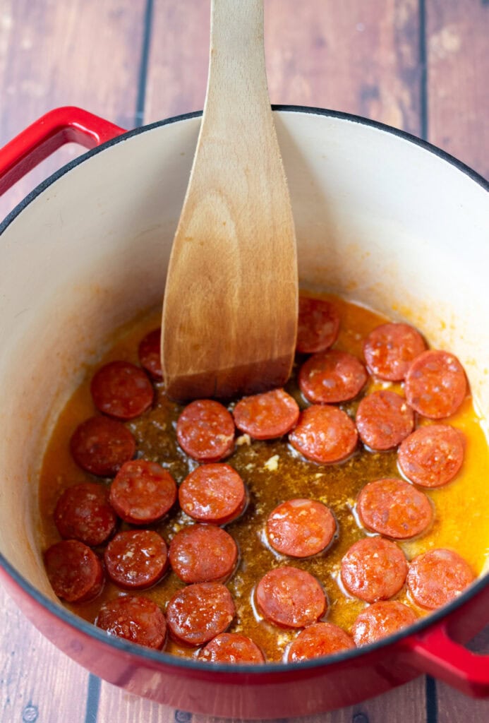 One Pot Spanish Chicken and Chorizo Stew - Neils Healthy Meals