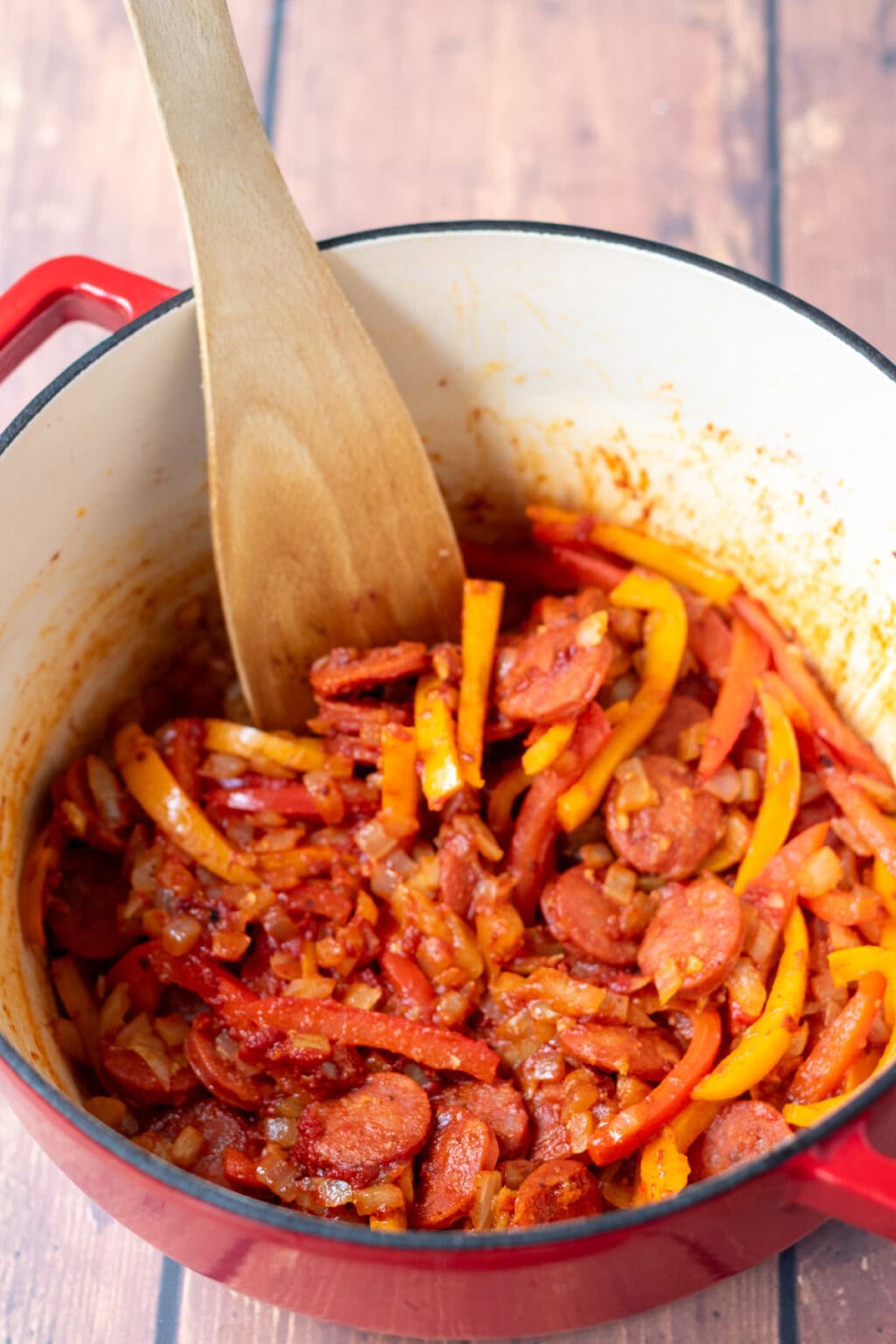 One Pot Spanish Chicken and Chorizo Stew - Neils Healthy Meals